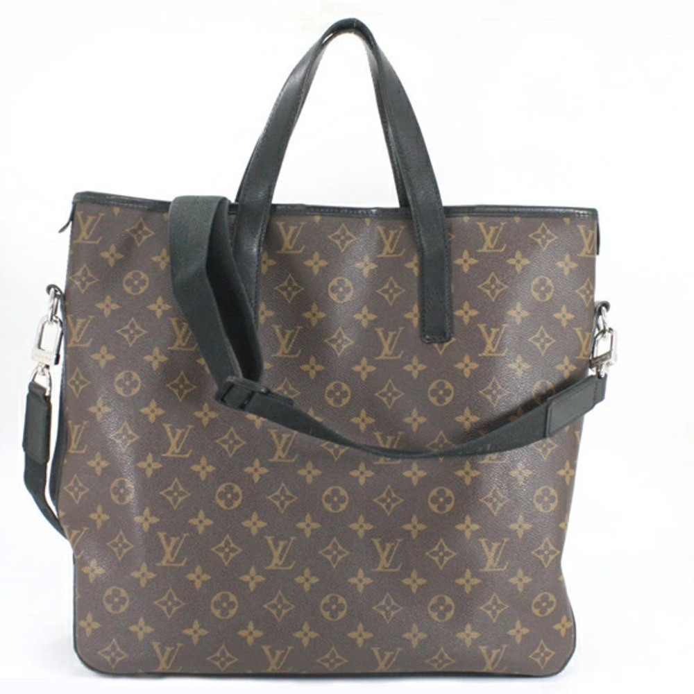 Louis Vuitton Bag Davis Tote Shoulder Macassar Monogram Brown